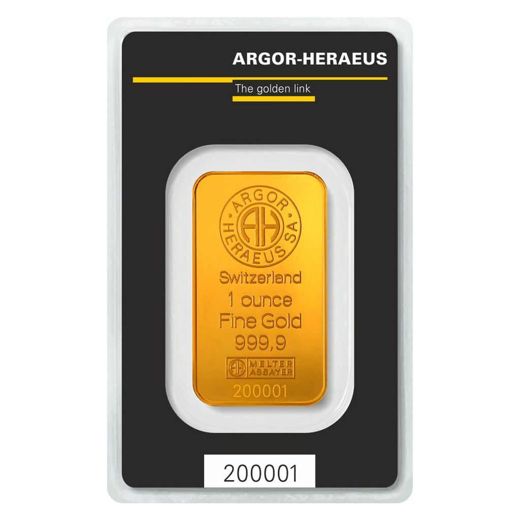 Lingote de Oro 1 oz.