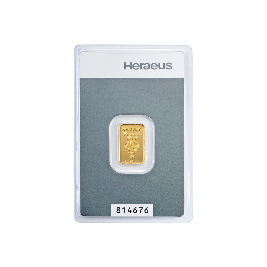 Lingote de Oro 2 gr.