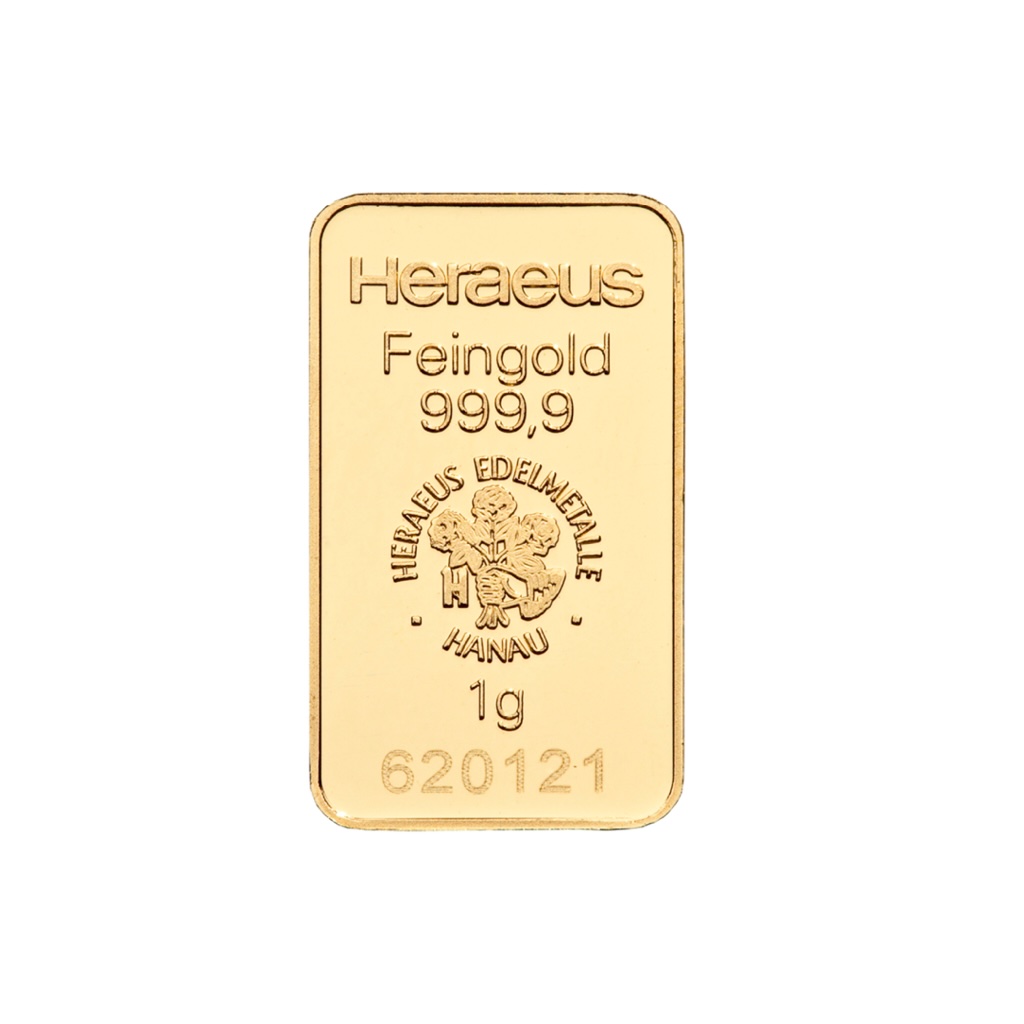 Lingote de Oro 1 gr.