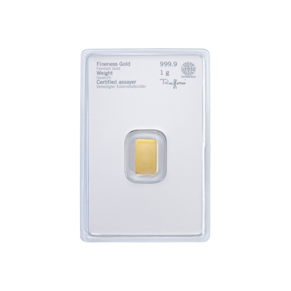 Lingote de Oro 1 gr.