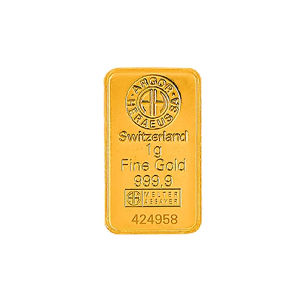 Lingote de Oro 1 gr.